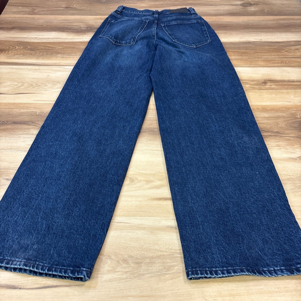 Madewell Perfect Vintage Wide Leg Jeans Women 24 Minimalist Denim Dark DM7893 - Picture 10 of 10
